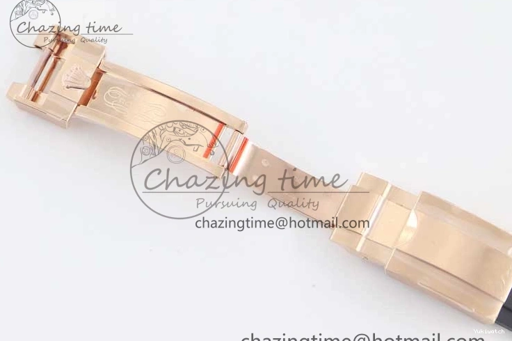 Steel 116515 Best RG Oysterflex A7750 904L Dial Edition Daytona Strap 1:1 on TWF Brown Roman 0419